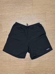 經典 Patagonia 男款 Baggies Shorts 機能型短褲 7寸 黑色