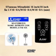 Universal for Mitsubishi electric fan remote 16 inch/18 inch, floor standing and wall mounted, model