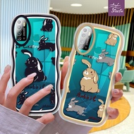 Simple Line Drawing Rabbit Casing ph Odd Shape for for Infinix Hot 12/I/Play 11/S/NFC 10 Play 9 Play 8 Note 11 10 Pro 8 Smart 7 6 5 4 Zero 4G/5G soft case Cute Girl Cool plastic Phones