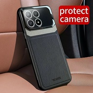 RedMi K90 Magnetic Leather Case Redmi K90 Pro Max Back Cover Fundas with Camera Protection Suitcase 