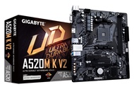 Gigabyte A520M K V2 Motherboard - Supports AMD Ryzen 5000 Series AM4 CPUs, up to 5100MHz DDR4 (OC),