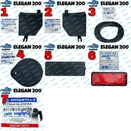 Modenas ELEGAN 200 Original Inner Cover Coin Box Lid Fuel Tank Cap Rubber Reserve Rear Reflector Box