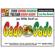 Gado GADO WRITING GLASS STICKER