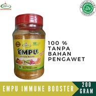 MERAH Empu IMMUNE BOOSTER (Red Face, Turmeric, Temulawak, Lemongrass, Palm Sugar) Jar 200GR/maintain IMMUNE/JSR/100% Original Without Preservatives/ZAYEEDA