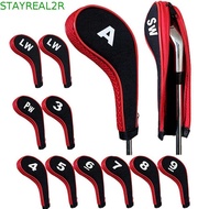 STAYREAL2R Golf Iron Headcover Training Equipment Golf Putter 3-9,P,S,A Long Neck Rubber Neoprene Ir