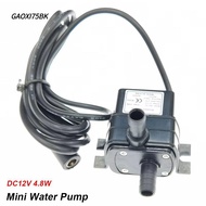 GAOXI75BK 1Pcs Mini Pump, Brushless Motor DC12V 4.8W Water Pump,  Waterproof Ultra-quiet 240L/H Flow