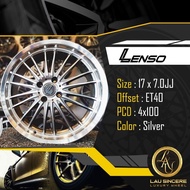 Lenso 17 x 7.0jj 4x100 Silver