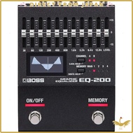 BOSS EQ-200 Graphic Equalizer - Two 10-Band EQs, 127 User Memories, MIDI Jacks, Equalizer for Guitar