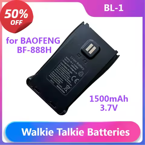 Walkie Talkie Batteries BL-1 for BAOFENG BF-888H Radio3.7V 1500mAh Li-ion Battery