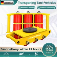 CHUANGCHAO HEAVY DUTY MACHINE DOLLY SKATE MACHINERY ROLLER MOVER CARGO TROLLEY