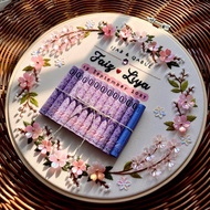 3D flower nikah kahwin wedding graduation mas kahwin ijab qabul embroidery