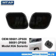Headlight Washer Nozzle Cover For KIA Sorento 2013 2014 2015 Unpainted Washer Jet Sprayer Cap 98681 