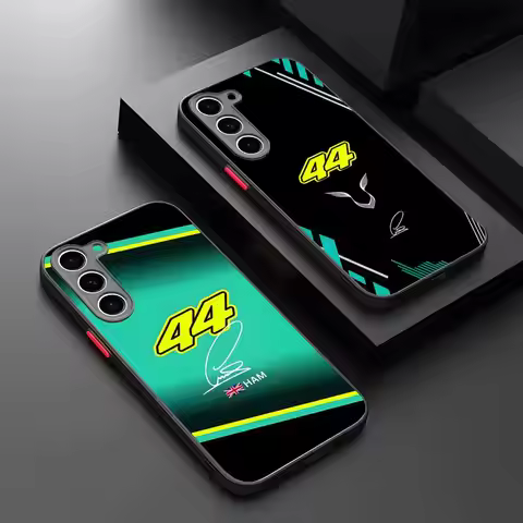 Lewis Hamilton 44 Phone Case Matte Transparent For Samsung S25Plus S21fe S22 FE S23 Ultra S24 Plus S