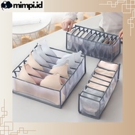 Storage Organizer Bag 7 Slots Underwear CD