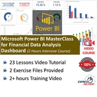 [Video Course] Microsoft Power BI MasterClass for Financial Data Analysis Dashboard [23 Lessons Vide