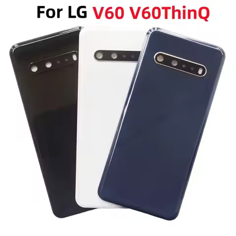 back cover case for LG V60 V60ThinQ LMV600VM V600VM/TM battery cover Housing Repair Parts With Adhes