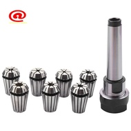 1set MT2 ER20 M10 MTB2 Collet Chuck Morse#2 Taper ToolHolder+7pcs spring collet CNC Milling Extensio