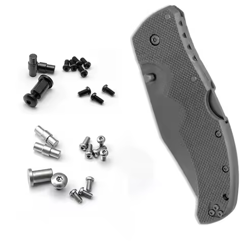 Custom 1 Full Set Knife Hanlde 416 Stainless Steel Screws for ColdSteel Recon1 Fold Knives DIY Makin
