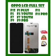 OPPO F1S, F1 Plus, F5, F5 Youth, F7, F7 Youth, F9, F9 Pro, F11, F11Pro Touch pad with LCD Screen Ful