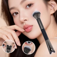 U-Shaped Nose Contour Makeup Brush For Sculpting And Defining Double Head Foundation G0U4