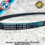 FAN BELT FANBELT AC bmw E36 M50 M52 5PK906 5PK 906 5 PK 906 CONTITECH BRAND
