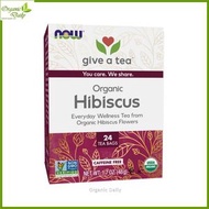 有機洛神花茶包 24包 1.7安士 (48克) 無咖啡因 [香港行貨] 此日期前最佳:2026年11月30日