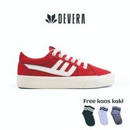 MERAH Devera Shoes - KUGA RED Low Cut - RED Sneakers