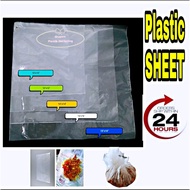 Plastic Sheet HM Plastic Piece HM /平口 Bag Plastic Wrap Rice Fat Plastic/ Bungkuh Kuih Kuih 10x10 12x