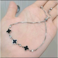 Gelang Tangan Wanita Model Clove Bunga Semangi Titanium Import