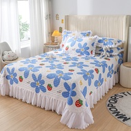 3IN1 Cadar Set Flower Bedspread for Bed Queen/King/Super King Size Quilted Duvet
