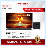 POLYTRON LED TV 50 INCH FHD PLD 50BS873 CINEMAX SOUNDBAR