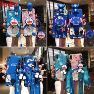 Soft Case Motif Doraemon Dengan Lanyard Untuk Vivo Y20 Y20I Y20S Y12S