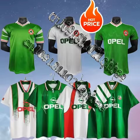 92-94 Ireland home and away football jersey T-shirt match kit short sleeved classic retro jersey cus