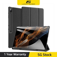 【SG STOCK】LUCKY SAMBO Case For Samsung Galaxy Tab S9 Ultra/S9 Plus/S9/S8 Ultra/S8 Plus/S7 Plus/S8/S7 Smart Flip Cover