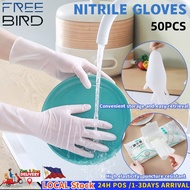 food grade disposable nitrile gloves waterproof rubber gloves for labor protection, food, and baking