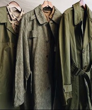 古著 旅著購入 軍用軍裝風衣大衣外套 軍綠墨綠 1950's US Army M-1950 Overcoat / 美軍公發M-1950雙排扣韓戰大衣