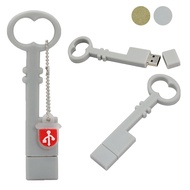 Heart Key USB Flash Drive 128GB 64GB 32GB 16GB 8GB Mini USB Stick Cartoon Heart Key Pendrive USB Fla