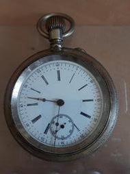 19世紀瑞士古董工字輪大懷錶