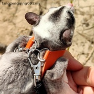 F1MY 4Pcs Small Pets Chest Strap Hamster Squirrel Leash Anti Bite Traction Rope Sugar Glider Windpro