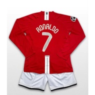 2007/08 Manchester United Retro Children RONALDO GIGGS Football Jersey