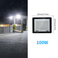 Đèn Pha LED Ngoài Trời 10-300W Chống Nước IP66 Cho Sân Nhà Máy Quảng Cáo Công Trường Xây Dựng Đèn Ph