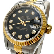 ROLEXDatejust 10P 鑲鑽（全新）69173G 腕錶 不鏽鋼/18K黃金 自動上鍊 W字頭（1995年）女士