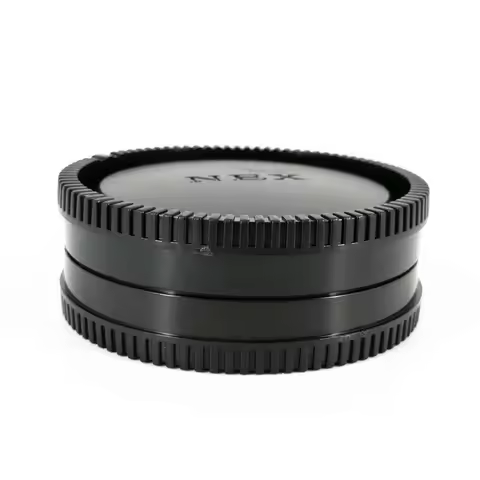 Rear Lens Cap Cover + Camera Front Body Cap for Sony FE E Mount ZV-E1 A6100 A6300 A6400 A6500 A1 A7C
