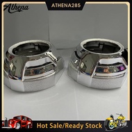 Athena✪1 Pair 3 Inch Projector Lens Lamp Cover for Q5 Hella Bi-xenon HID Car Headlight