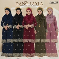 KURUNG KEDAH SULAM LAYLA DMIMI (KKURUNG SULAM DANG LAYLA DMIMI BLACK, BROWN, MAGENTA, NUDE, OLIVE