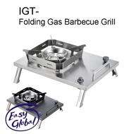 Outdoor Stove IGT Table Gas Stove Barbecue Grill Portable Cooking Camping Cookware Stove Stainless Steel Cookware Stove