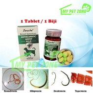 Swache Anthelmintic Agent Deworm Tablet for Dog & Cat - 1 Tablet Ubat Cacing Kucing Anjing