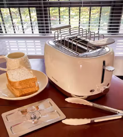 220V bargaim 2 Slice Toaster Multifunctional Breakfast Machine for Home Bagel Toast Bread Maker DW