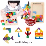 Wood Intelligence Russian Block Tetris Tayu Tanggram Tangram Wooden Intelligence