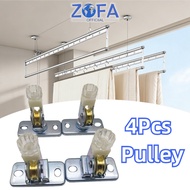 4Pcs Stainless Steel Pulley Clothesline Pulley Lifting Clothesline Pulley Mini Clothesline Hoist Whe